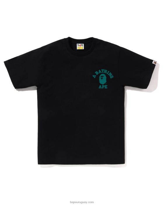 camiseta ats de la universidad del corredor de la velocidad hombres negro 26D80256 A Bathing Ape