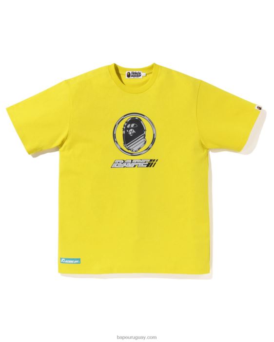 camiseta con logo hombres amarillo 26D808 A Bathing Ape