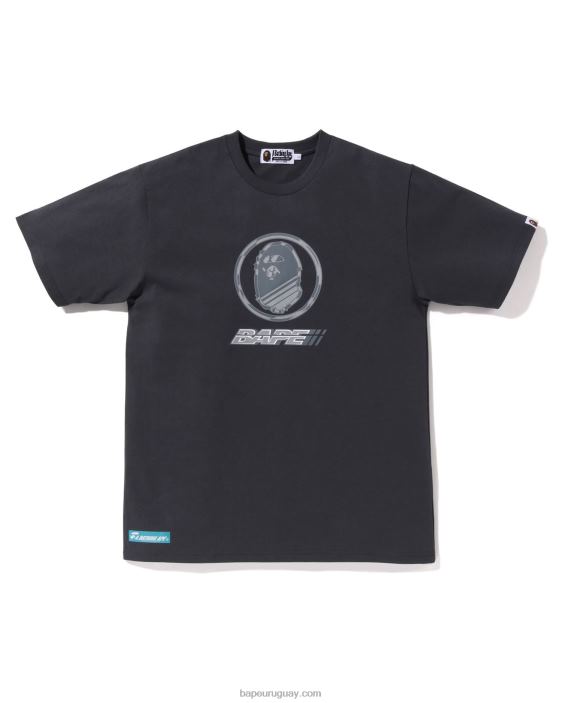 camiseta con logo hombres gris oscuro 26D807 A Bathing Ape