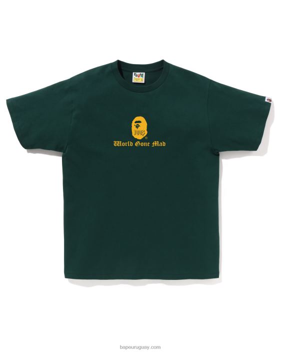 camiseta con logo hombres selva profunda 26D8037 A Bathing Ape