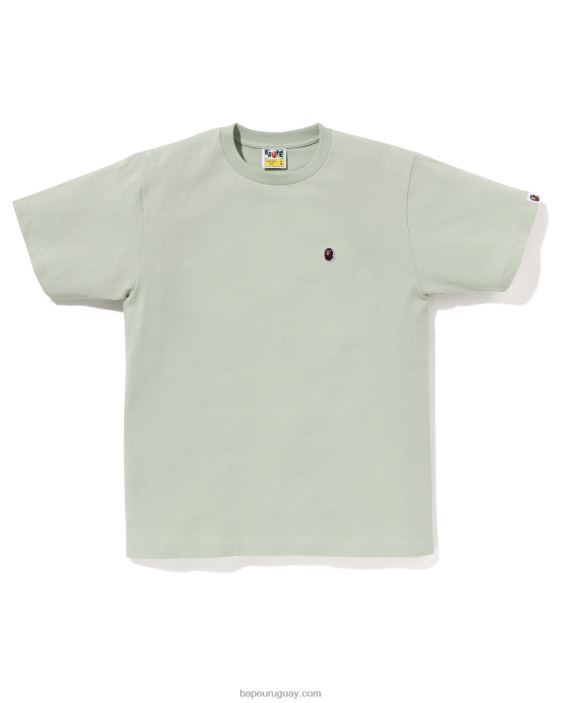 camiseta de cabeza de un punto hombres ejercito verde 26D8033 A Bathing Ape