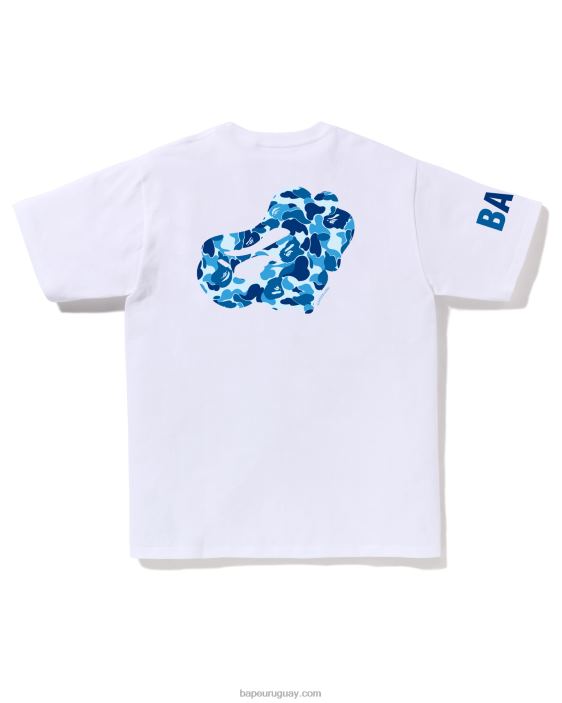 camiseta de camuflaje abc hombres blanco 26D8077 A Bathing Ape