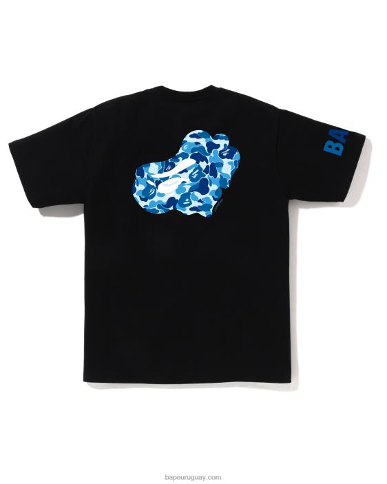 camiseta de camuflaje abc hombres negro 26D8074 A Bathing Ape