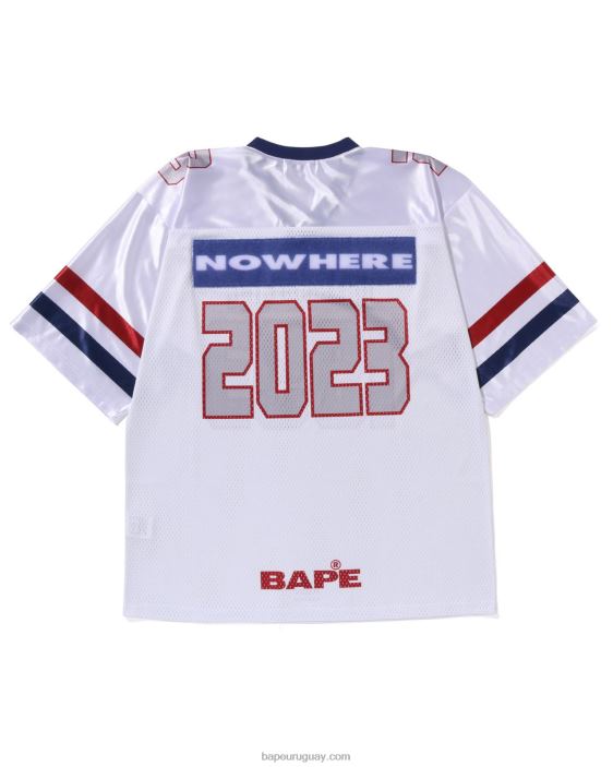 camiseta de fútbol hombres blanco 26D80170 A Bathing Ape