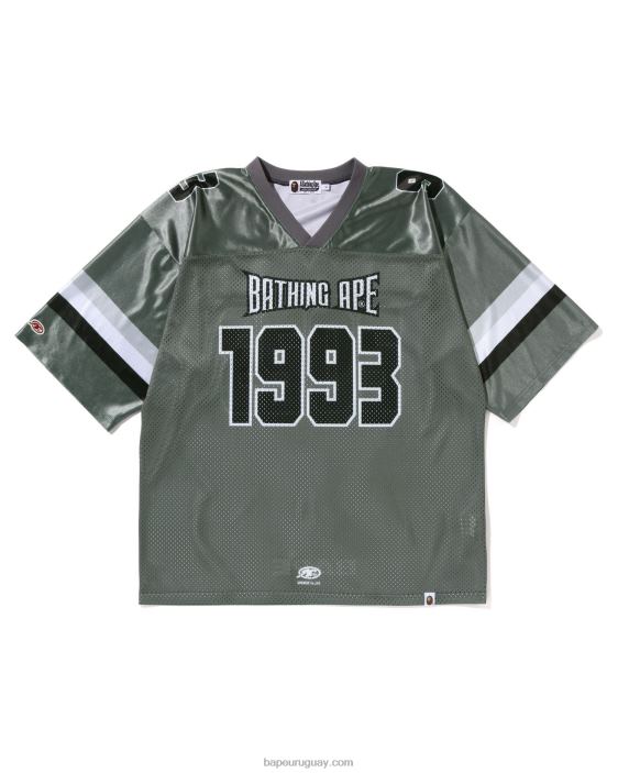 camiseta de fútbol hombres gris 26D80169 A Bathing Ape