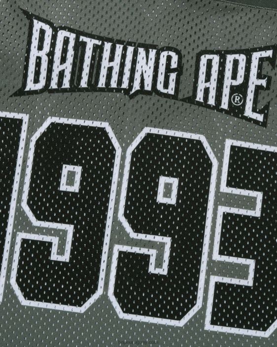 camiseta de fútbol hombres gris 26D80169 A Bathing Ape