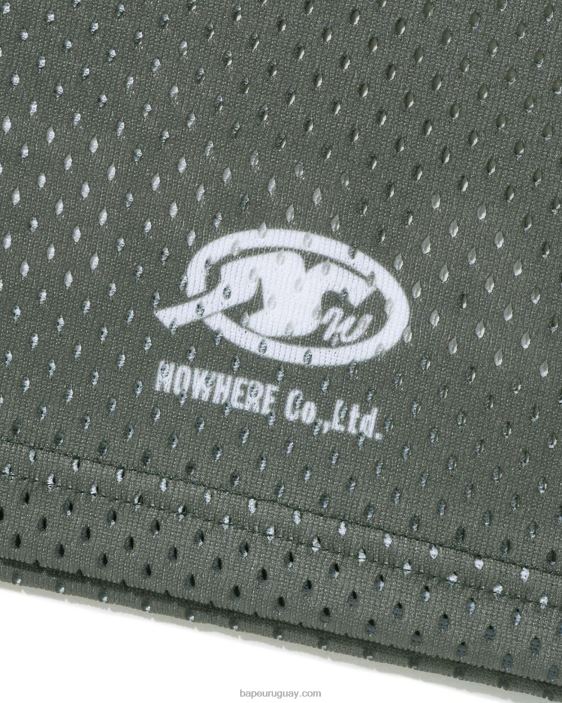 camiseta de fútbol hombres gris 26D80169 A Bathing Ape