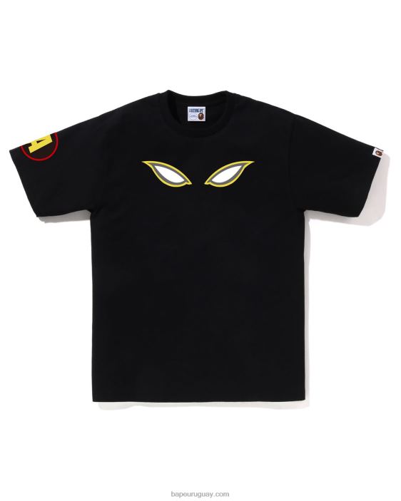 camiseta de sombra hombres negro 26D80171 A Bathing Ape