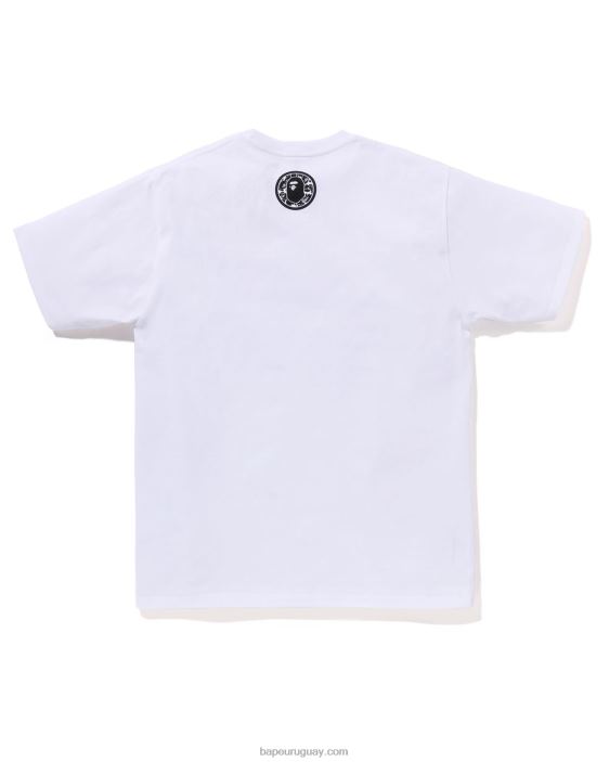 camiseta kabuto general hombres blanco 26D80125 A Bathing Ape