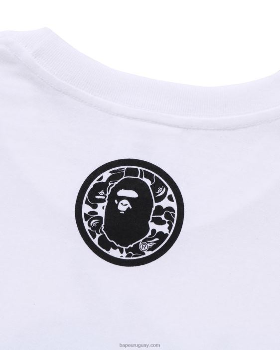 camiseta kabuto general hombres blanco 26D80125 A Bathing Ape