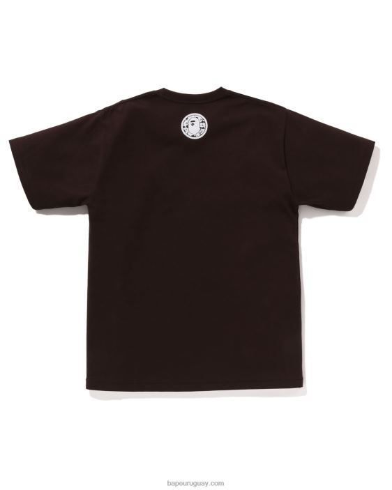 camiseta kabuto general hombres marrón 26D80123 A Bathing Ape
