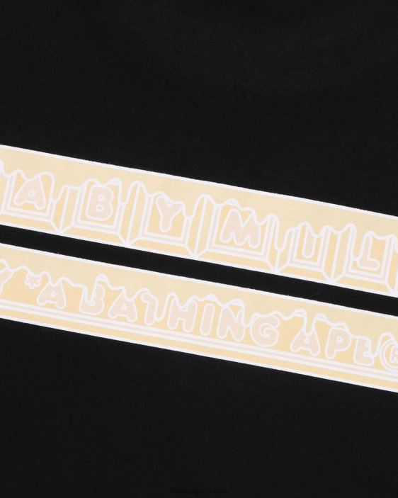 camiseta milo bebé chocolate san valentín hombres negro 26D80311 A Bathing Ape