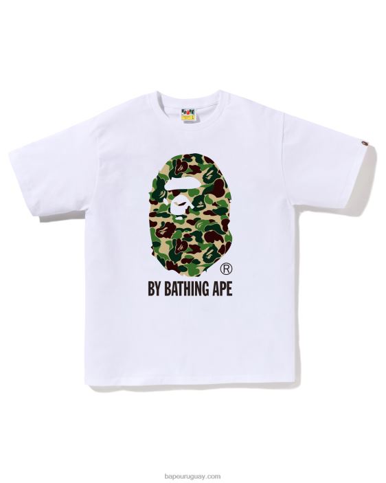camuflaje abc por camiseta de baño hombres blanco 26D8063 A Bathing Ape