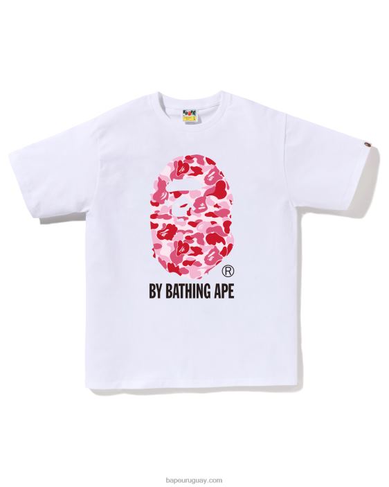 camuflaje abc por camiseta de baño hombres blanco 26D8064 A Bathing Ape