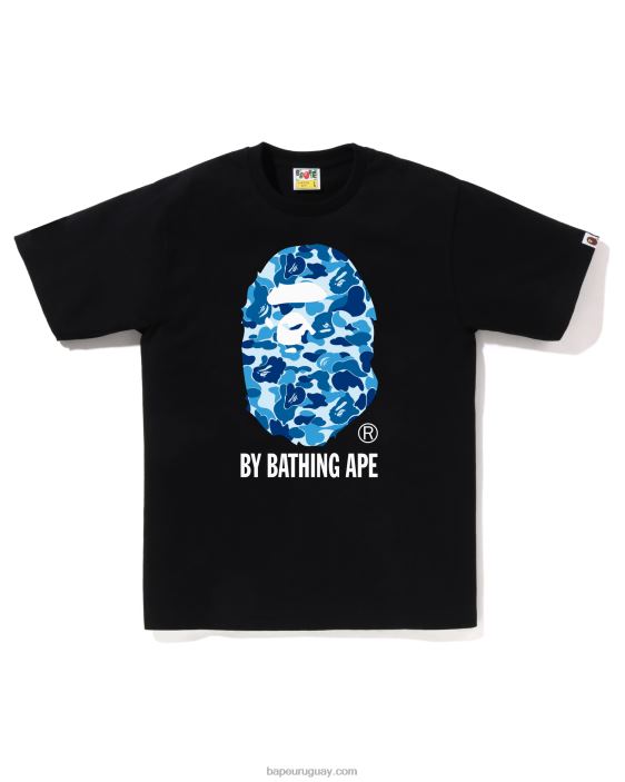 camuflaje abc por camiseta de baño hombres negro 26D8059 A Bathing Ape