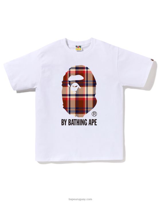 comprobar camiseta hombres blanco 26D80146 A Bathing Ape