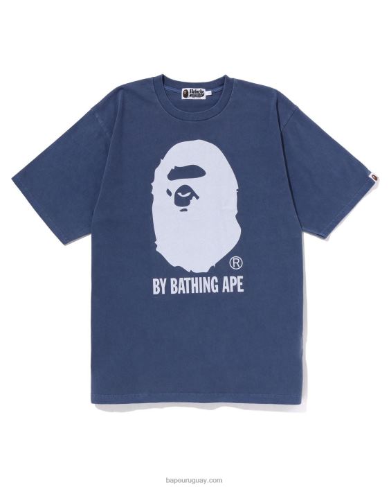 sobreteñido por camiseta relajada hombres Azul marino 26D80252 A Bathing Ape
