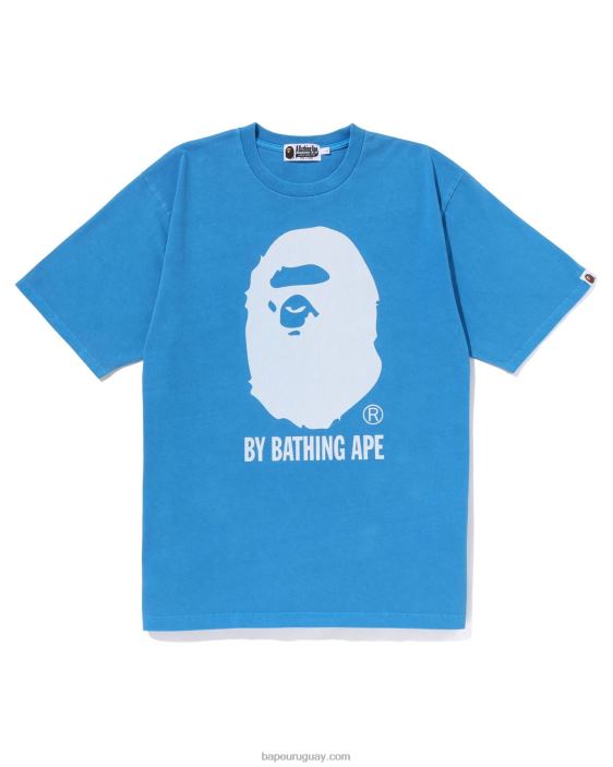sobreteñido por camiseta relajada hombres cielo azul 26D80251 A Bathing Ape