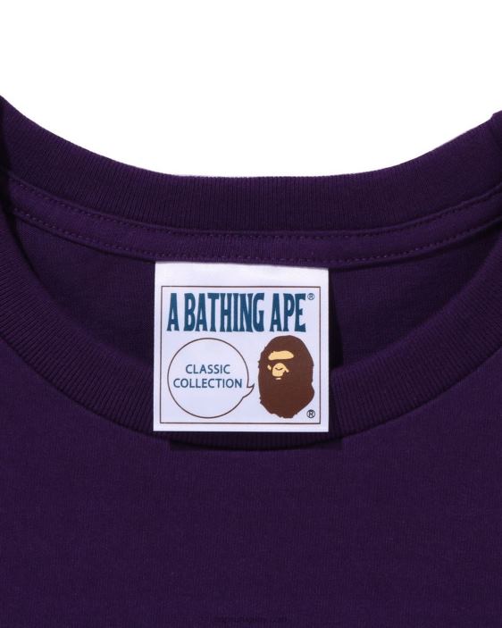 tee hombres púrpura 26D80163 A Bathing Ape