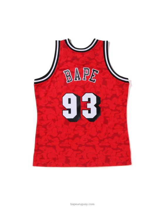 camiseta sin mangas miami heat de x m&n hombres rojo brillante 26D80364 A Bathing Ape