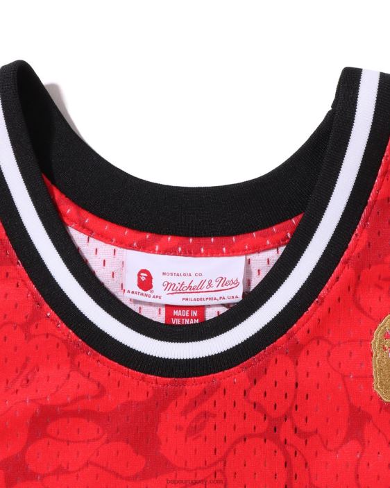 camiseta sin mangas miami heat de x m&n hombres rojo brillante 26D80364 A Bathing Ape