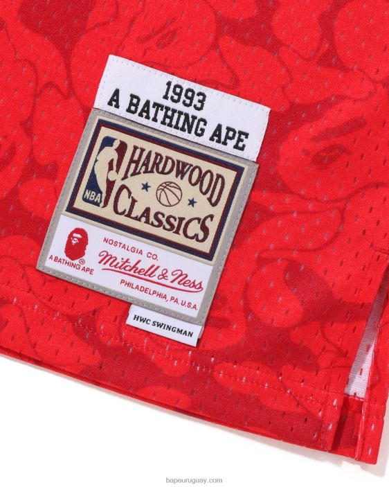 camiseta sin mangas miami heat de x m&n hombres rojo brillante 26D80364 A Bathing Ape