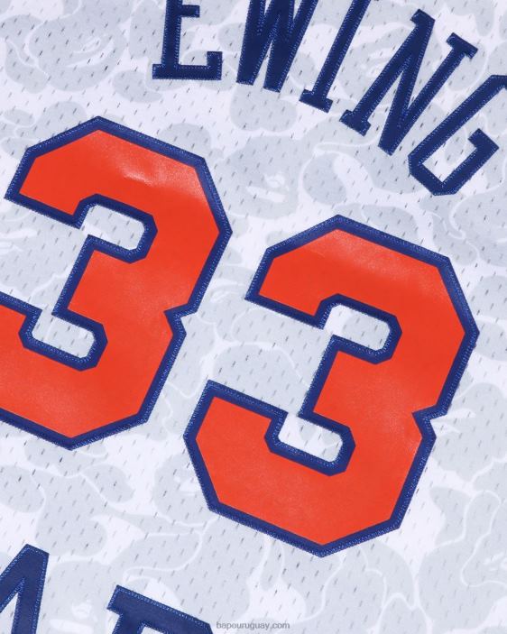 x m&n camiseta de los knicks de nueva york hombres blanco 26D80375 A Bathing Ape