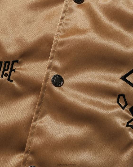 chaqueta universitaria de nailon hombres oro 26D80181 A Bathing Ape