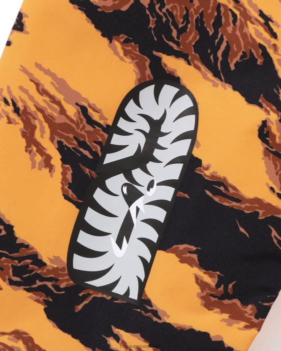 tigre camo largo ma-1 hombres naranja 26D80327 A Bathing Ape