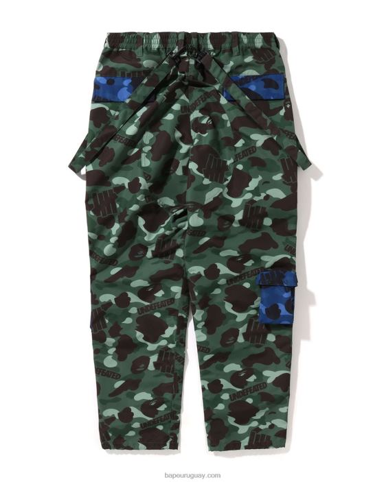 pantalones con múltiples bolsillos tipo canguro de camuflaje en color x undftd hombres ejercito verde 26D80348 A Bathing Ape