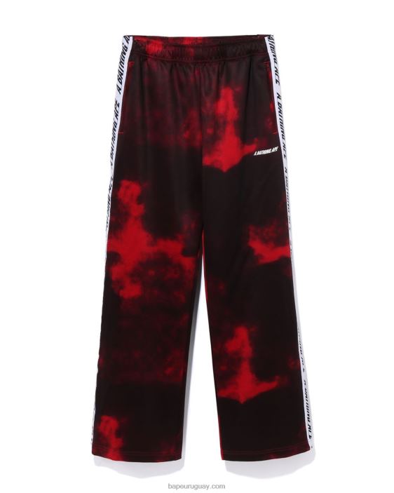 pantalones de chándal tie dye hombres rojo brillante 26D80239 A Bathing Ape