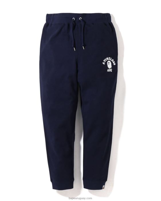 x jjjjound pantalones de chándal universitarios hombres Azul marino 26D80342 A Bathing Ape