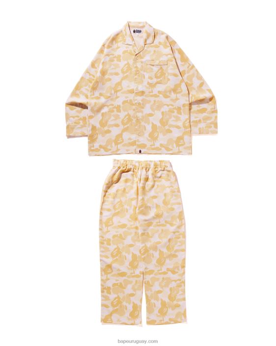 pijama de camuflaje de chocolate de san valentín hombres de color crema 26D80301 A Bathing Ape