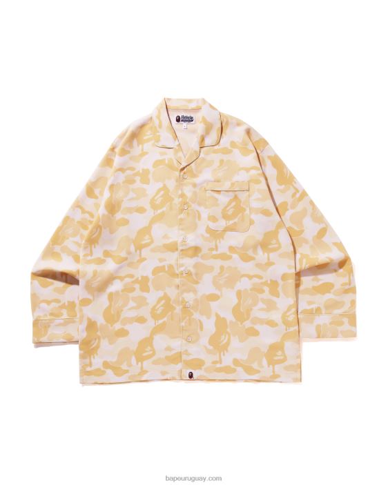 pijama de camuflaje de chocolate de san valentín hombres de color crema 26D80301 A Bathing Ape