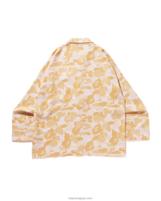 pijama de camuflaje de chocolate de san valentín hombres de color crema 26D80301 A Bathing Ape