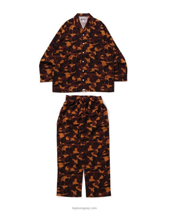 pijama de camuflaje de chocolate de san valentín hombres marrón 26D80300 A Bathing Ape