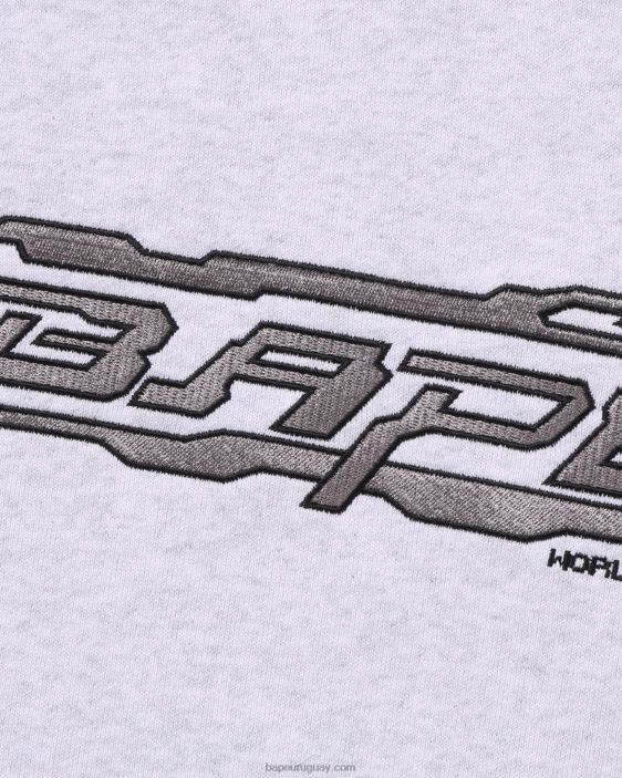 Sudadera con capucha y costuras hombres gris 26D80316 A Bathing Ape