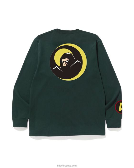 camiseta de sombra hombres ejercito verde 26D80108 A Bathing Ape