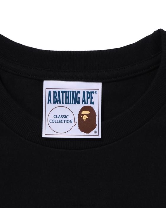 camiseta de sombra hombres negro 26D80107 A Bathing Ape