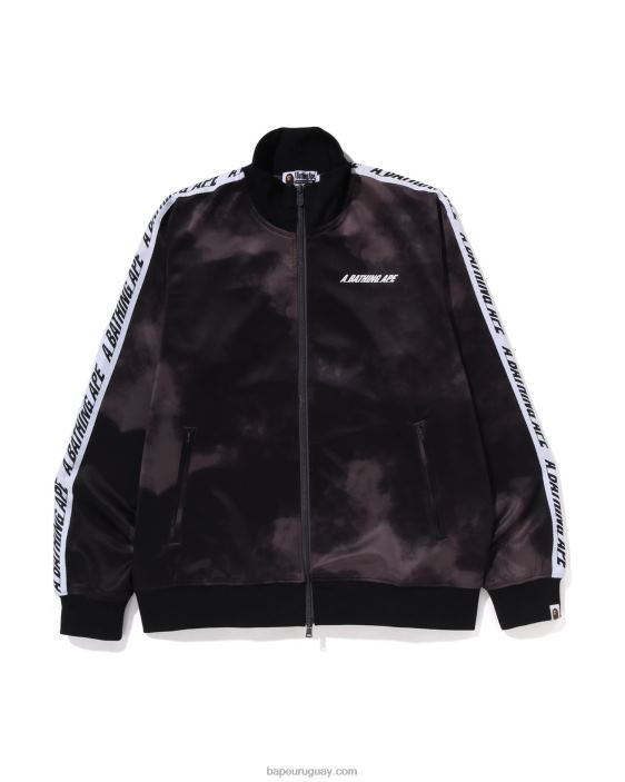 chamarra de chándal con efecto tie dye hombres gris oscuro 26D80248 A Bathing Ape