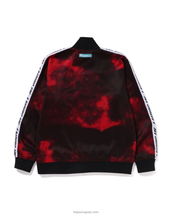 chamarra de chándal con efecto tie dye hombres rojo brillante 26D80249 A Bathing Ape