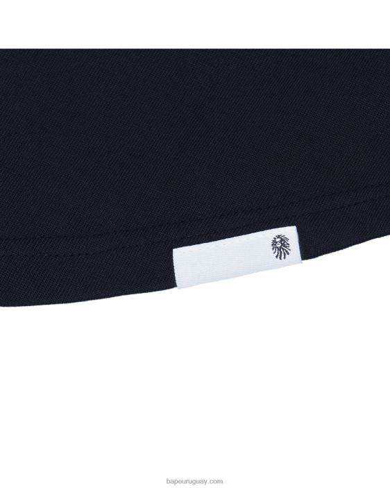 playera de manga larga con logo estampado hombres Azul marino 26D80352 A Bathing Ape