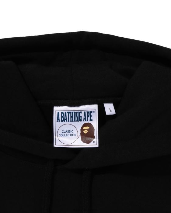 sudadera con capucha de ajuste holgado hombres negro 26D80284 A Bathing Ape