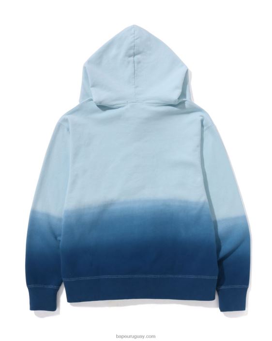 sudadera con capucha y cierre completo de graduación universitaria hombres azul 26D80183 A Bathing Ape