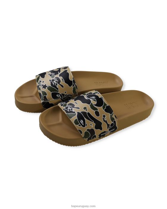 sandalias con diseño camuflado sta de x hayn hombres caqui 26D80730 A Bathing Ape