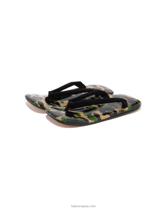 sandalias japonesas abc camuflaje hombres ejercito verde 26D80667 A Bathing Ape