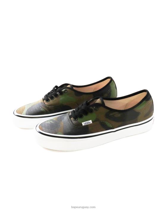 bape x vans 1st camuflaje auténtico hombres ejercito verde 26D80725