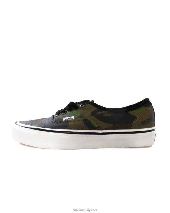 bape x vans 1st camuflaje auténtico hombres ejercito verde 26D80725