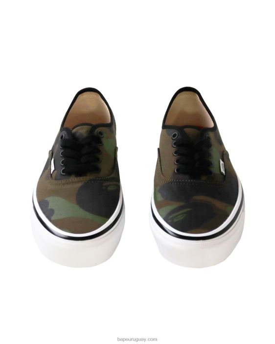 bape x vans 1st camuflaje auténtico hombres ejercito verde 26D80725