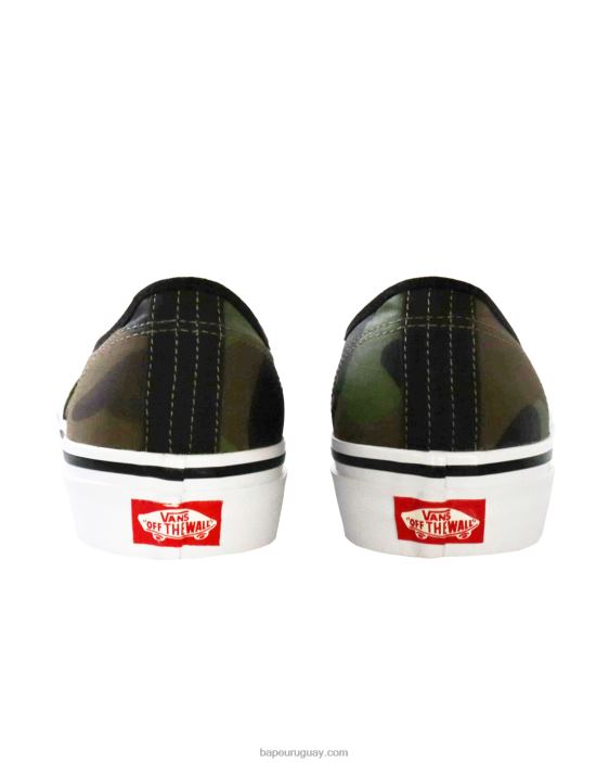 bape x vans 1st camuflaje auténtico hombres ejercito verde 26D80725